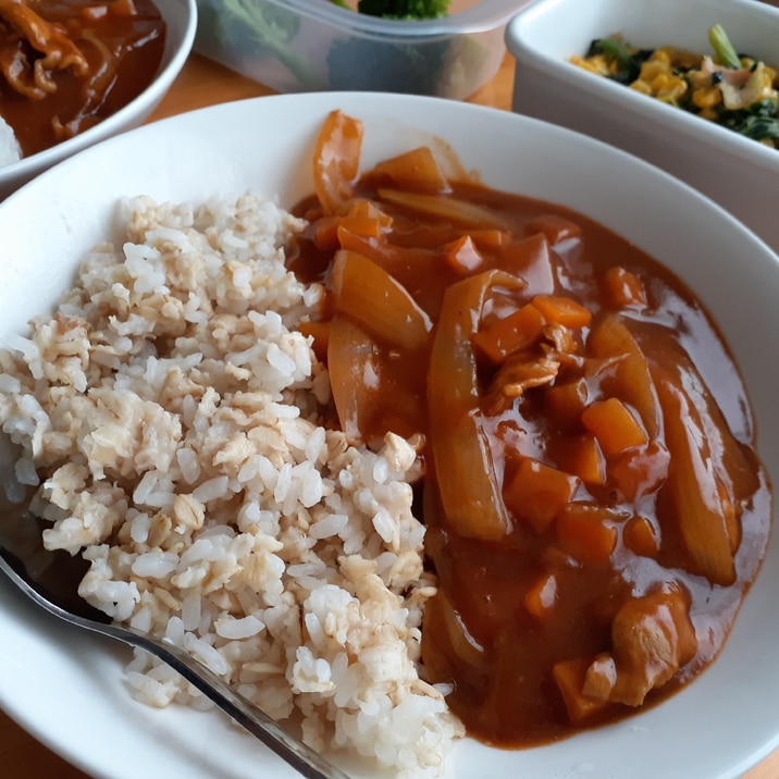 ご飯と混ぜるだけ レンチンで簡単オートミールご飯 レシピ 作り方 By アラレぽ 楽天レシピ
